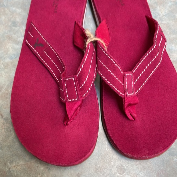 American eagle outfitters pink flip flops (sz 9) - Picture 6 of 8